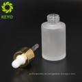 30 ml leeres kosmetisches serum klar matte glas tropfflasche